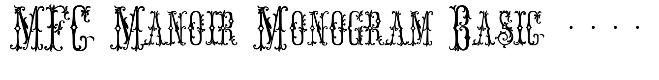 MFC Manoir Monogram Basic (10000 Impressions)